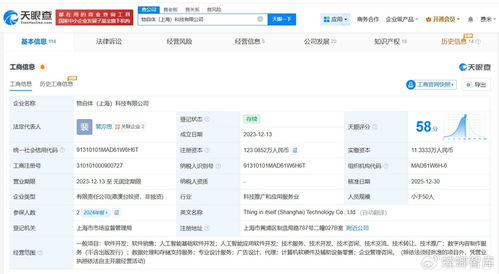 入股物自體上?？萍?探索人工智能基礎軟件開發的新機遇